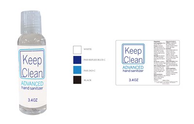 keep clean advanced hand sanitizer - KEEP CLEAN Advanced hand sanitizer 3.4OZ